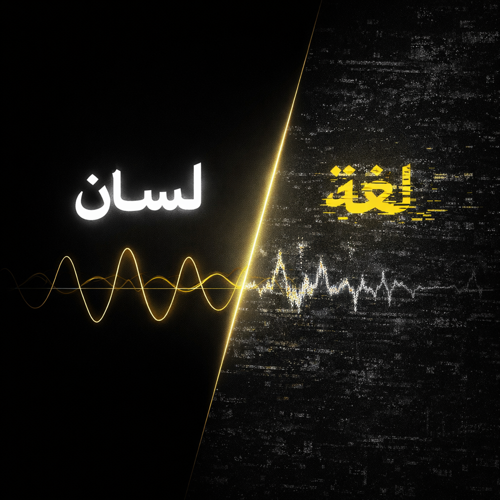 اللسان لا اللغة